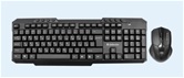 Беспроводной комплект клавиатура+мышь Defender Jakarta C-805 RU, черный, полноразмерный (45804)