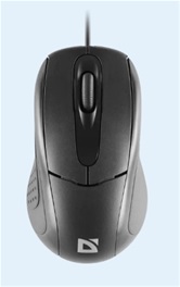 Мышь беспроводная  Defender Standard MB-580 , 3 кнопки, 1000 dpi, черный (52580)