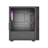 Корпус Powercase Mistral SM05 ARGB, Tempered Glass, 3x120mm ARGB PWM fans, чёрный, mATX  (CMMSM05B-A3)