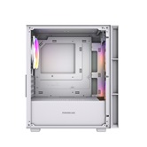 Корпус Powercase Mistral SM05 ARGB, Tempered Glass, 3x120mm ARGB PWM fans, белый, mATX  (CMMSM05W-A3)