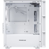 Корпус Powercase Mistral SM05 ARGB, Tempered Glass, 3x120mm ARGB PWM fans, белый, mATX  (CMMSM05W-A3)