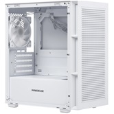 Корпус Powercase Mistral SM05 ARGB, Tempered Glass, 3x120mm ARGB PWM fans, белый, mATX  (CMMSM05W-A3)