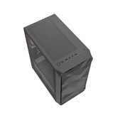 Корпус Powercase Mistral SM06 ARGB, Tempered Glass, 3x120mm ARGB PWM fans, чёрный, mATX  (CMMSM06B-A3)