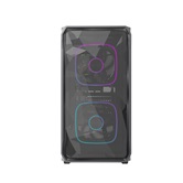 Корпус Powercase Mistral SM06 ARGB, Tempered Glass, 3x120mm ARGB PWM fans, чёрный, mATX  (CMMSM06B-A3)