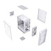 Корпус Powercase Mistral SM06 ARGB, Tempered Glass, 3x120mm ARGB PWM fans, белый, mATX  (CMMSM06W-A3)