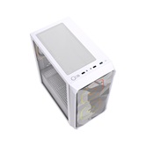 Корпус Powercase Mistral SM06 ARGB, Tempered Glass, 3x120mm ARGB PWM fans, белый, mATX  (CMMSM06W-A3)