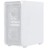 Корпус Powercase Mistral SM06 ARGB, Tempered Glass, 3x120mm ARGB PWM fans, белый, mATX  (CMMSM06W-A3)