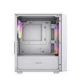 Корпус Powercase Mistral SM07 ARGB, Tempered Glass, 3x120mm ARGB PWM fans, белый, mATX  (CMMSM07W-A3)