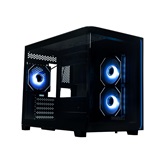 Корпус XASTRA QR600M 3ARGB C10-UC Black mATX/Aquarium/Curve Glass /Led Strip/3x120mm ARGB PWM FM fans/ Argb+PWM HUB 10port /Type-C/ QR600M-3FM12A-C10-UC-L