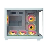 Корпус XASTRA QR600M 6ARGB C10-UC White mATX/Aquarium/ Curve Glass /Led Strip/6x120mm ARGB PWM FM fans/ Argb+PWM HUB 10port / Type-C/ QR600M-6FM12A-C10-UC-L-WH