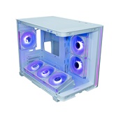 Корпус XASTRA QR600M 6ARGB C10-UC White mATX/Aquarium/ Curve Glass /Led Strip/6x120mm ARGB PWM FM fans/ Argb+PWM HUB 10port / Type-C/ QR600M-6FM12A-C10-UC-L-WH