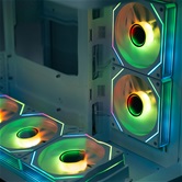 Корпус XASTRA QR600M 6ARGB C10-UC White mATX/Aquarium/ Curve Glass /Led Strip/6x120mm ARGB PWM FM fans/ Argb+PWM HUB 10port / Type-C/ QR600M-6FM12A-C10-UC-L-WH