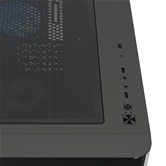 Корпус XASTRA QR500M 3ARGB C10-UC Black mATX/Aquarium/ 2 Curve Glass /3x120mm ARGB PWM FM fans/ Argb+PWM HUB 10port /Type-C/ QR500M-3FM12A-C10-UC