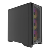 Корпус Powercase ByteFlow Pro CP ARGB, Black, Non Window, Type-C, 4x 140mm ARGB PWM fans, чёрный, E-ATX  (CH9CLPB-A4)