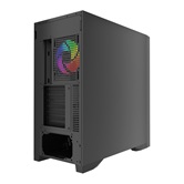 Корпус Powercase ByteFlow Pro CP ARGB, Black, Non Window, Type-C, 4x 140mm ARGB PWM fans, чёрный, E-ATX  (CH9CLPB-A4)