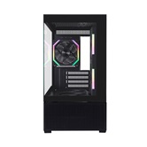 Корпус 1STPLAYER CV6 ARGB Black / mATX / 3x120mm ARGB & 2x120mm fans / CV6-BK-2FAR-2FH7R-1FH7