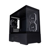 Корпус 1STPLAYER CV6 ARGB Black / mATX / 3x120mm ARGB & 2x120mm fans / CV6-BK-2FAR-2FH7R-1FH7