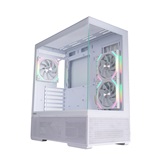 Корпус 1STPLAYER CV7 ARGB White / ATX / 3x120mm ARGB & 2x120mm fans / CV7-WH-2FAR-W-2FH7R-W-1FH7-W