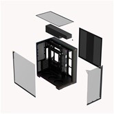 Корпус Thermalright TR-A70 ARGB / Black / TG / ARGB Strip / USB TYPE-C / W/O fans / ATX  / TRA70AB