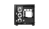 Корпус Deepcool CG590U 5F, TG (aquarium), 5x120mm ARGB Fan, mini-ITX, mATX, ATX, черный