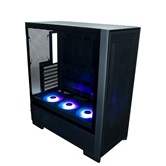 Корпус XASTRA  A700 3ARGB-C10-UC Black ATX/Mesh/ 1x360mm ARGB PWM /Argb+PWM HUB 10port/ Type-C / A700-1FA36A-C10-UC