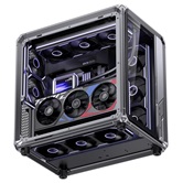 Корпус JONSBO X400 PRO Gray, TG (aquarium), mini-ITX, mATX, ATX, серый