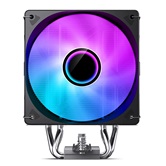 Кулер JONSBO CR-1000 V3 PRO Color LGA1851/1700/1200/115X/AM5/AM4 (24шт/кор, TDP 230W, PWM, 120mm Dynamic Multi-Color LED Fan, 6 тепловых трубок, черный, 4-pin) Retail