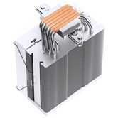 Кулер JONSBO CR-1000 MAX V2 ARGB White LGA1851/1700/1200/115X/AM5/AM4 (24шт/кор, TDP 230W, PWM, 120mm ARGB LED Fan, 6 тепловых трубок, белый, 4-pin) Retail