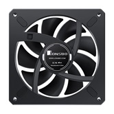 Вентилятор JONSBO XA-120B 120х120х28мм (60шт/кор, PWM, ARGB LED, 700-2400об/мин, черный) Retail