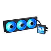 Система водяного охлаждения XASTRA Octant LC360 ARGB BK Intel LGA LGA1851/1700/1200/115X/AM5/AM4 (4" LCD IPS screen, 3x120 ARGB FDB fan,TDP 315W, black) RET