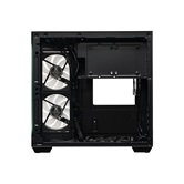 Корпус XASTRA QW400M 5ARGB-C6-AC Black mATX/Aquarium/Screewless/5x120mm ARGB PWM FM fans/Argb+PWM HUB 6port/Type-C+USB3.0 (1 USB3.0 кабель)/ QW400M-5FM12A-C6-AC