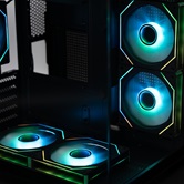 Корпус XASTRA QW400M 5ARGB-C6-AC Black mATX/Aquarium/Screewless/5x120mm ARGB PWM FM fans/Argb+PWM HUB 6port/Type-C+USB3.0 (1 USB3.0 кабель)/ QW400M-5FM12A-C6-AC