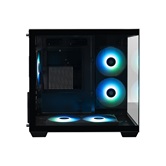 Корпус XASTRA QW400M 5ARGB-FC-C6-AC Black mATX/Aquarium/Screewless/1x120mm+2x240 ARGB PWM FC fans/Argb+PWM HUB 6port/Type-C+USB3.0 (1 USB3.0 кабель)/ QW400M-2FA24A-1FC12A-C6-AC