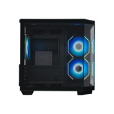 Корпус XASTRA QT400M 3ARGB-C6-AC Black mATX/Aquarium/Screewless/3x120mm ARGB PWM FM fans/Argb+PWM HUB 6port/Type-C+USB3.0 (1 USB3.0 кабель)/QT400M-3FM12A-C6-AC