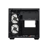 Корпус XASTRA QT400M 3ARGB-C6-AC Black mATX/Aquarium/Screewless/3x120mm ARGB PWM FM fans/Argb+PWM HUB 6port/Type-C+USB3.0 (1 USB3.0 кабель)/QT400M-3FM12A-C6-AC