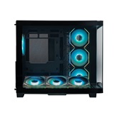 Корпус XASTRA QR500 7ARGB-FM-C10-UC Black ATX/Aquarium/ 2 Curve Glass /7*120mm ARGB PWM FM fans/ Argb+PWM HUB 10port /Type-C/ QR500-7FM12A-C10-UC