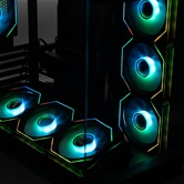 Корпус XASTRA QR500 7ARGB-FM-C10-UC Black ATX/Aquarium/ 2 Curve Glass /7*120mm ARGB PWM FM fans/ Argb+PWM HUB 10port /Type-C/ QR500-7FM12A-C10-UC