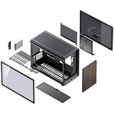 Корпус JONSBO D33 WOOD Black, mini-ITX, mATX, черный