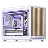 Корпус JONSBO D33 WOOD White, mini-ITX, mATX, белый