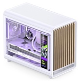 Корпус JONSBO D33 WOOD White, mini-ITX, mATX, белый