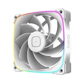 Комплект вентиляторов (3 шт.) Geometric Future Squama 3003RW-12 Reverse White 120mm / ARGB, PWM, 120x120x30 mm, 800-2250 RPM, 76.0 CFM, 36.4 dBA / 1F3003R312100