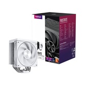 Кулер 1STPLAYER FROST BITE FB12-4 White / 4HPx6mm, single tower, 210W TDP, 1x120mm fan, 800-2300 RPM, 70.15 CFM, 34.8 dBA / FB12-4-WH