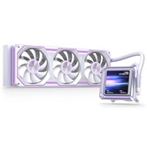 Комплект водяного охлаждения JONSBO TX-360 White LGA1851/1700/1200/115X/AM5/AM4 (4шт/кор, TDP 320W, ARGB FAN and ARGB LCD Display PUMP,  PWM, TRIPLE FAN 120mm, белый) RET