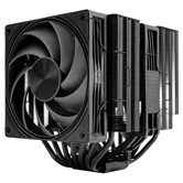 Кулер Thermalright Frost Tower 140 Black LGA115X/1200/1700/1851/2011/2066/AM4/AM5 (Dual Tower, 120mm + 140mm PWM Fan, медное основание, 7 тепл. трубок 6мм) / TRFT140B