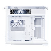 Корпус Lian Li O11 Vision-M Digital / White / 9.2" LCD screen / 1 x 140mm PWM Fan / Mini-Tower, TG / G99.O11VMDW.R0