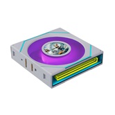 Вентилятор Lian Li UNI FAN SL INF LCD FLEX 120 Reverse Blade / 12RSLIND1F1W WHITE / 120x124x28мм (PWM, ARGB, 2300 об/мин (Max.), 34dBa) / G9F.12RSLIND1F1W.R0