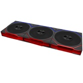 Комплект вентиляторов (3шт.) Lian Li UNI FAN TL FLEX 120 / 12TL1F3B BLACK / 120x124x28мм (PWM, ARGB, 2600 об/мин (Max.), 33dBa) / G9F.12TL1F3B.R0