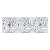 Комплект вентиляторов (3шт.) Lian Li UNI FAN TL FLEX 120 / 12TL1F3W WHITE / 120x124x28мм (PWM, ARGB, 2600 об/мин (Max.), 33dBa) / G9F.12TL1F3W.R0