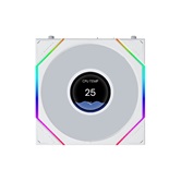 Вентилятор Lian Li UNI FAN TL LCD FLEX 120 / 12TLLCD1F1W WHITE / 120x124x28мм (PWM, ARGB, 1900 об/мин (Max.), 27dBa) / G9F.12TLLCD1F1W.R0