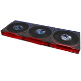Комплект вентиляторов (3шт.) Lian Li UNI FAN TL LCD FLEX 120 / 12TLLCD1F3B BLACK / 120x124x28мм (PWM, ARGB, 1900 об/мин (Max.), 27dBa) / G9F.12TLLCD1F3B.R0